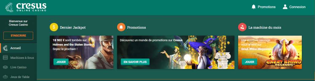 Cresus Casino Promotions