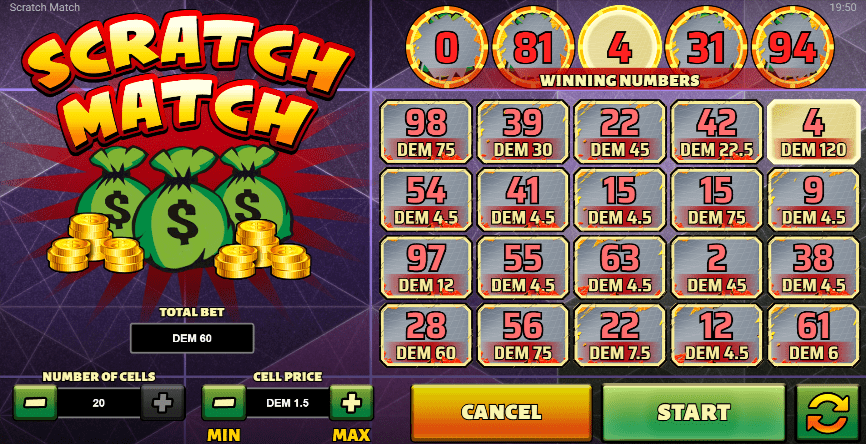 Scratchcards 2021 Banzai