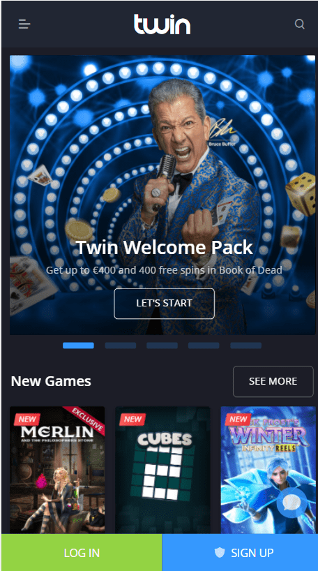 Twin Casino mobile