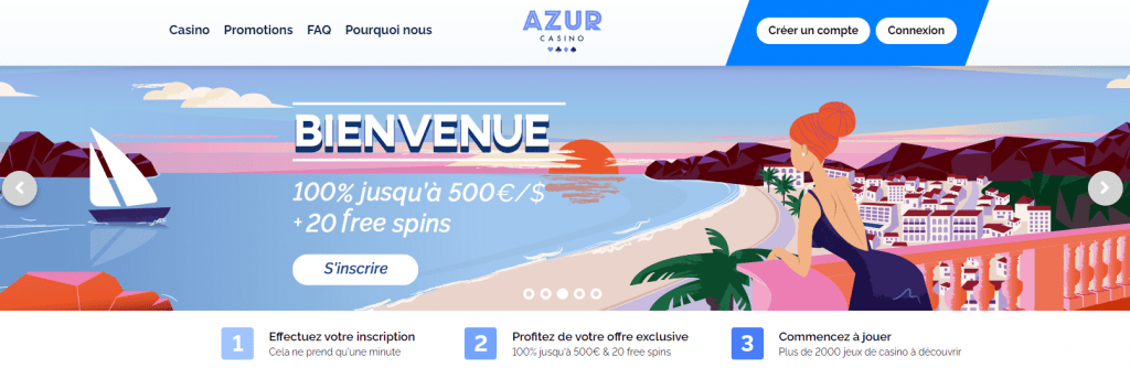 Azur Casino Welcome Bonus