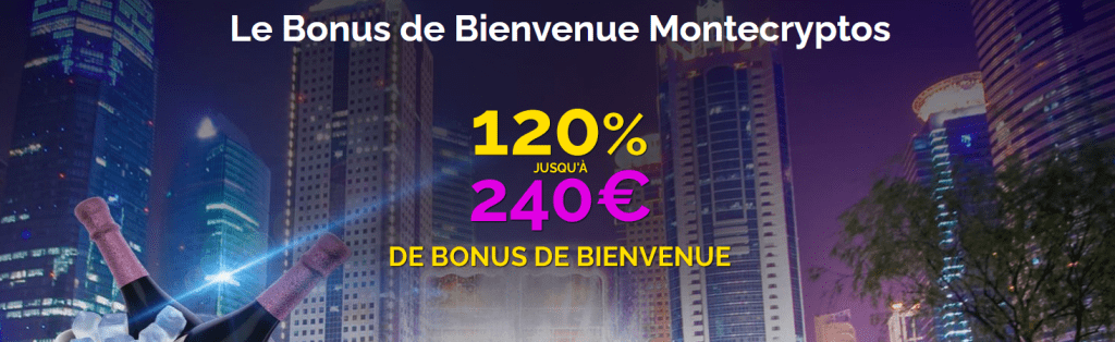 MonteCryptos welcome bonus