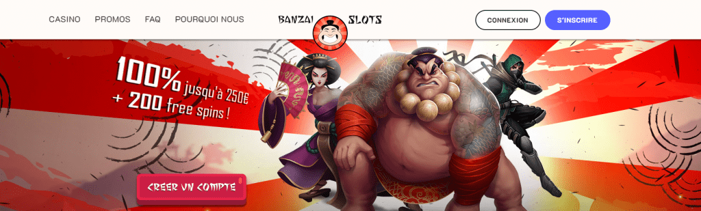 Banzai Slots Casino Welcome Bonus