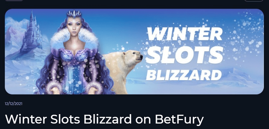 Winter Slots Blizzards by BetFury Casino