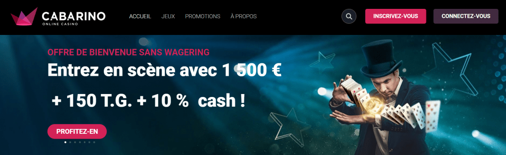 Cabarino Casino Bonus