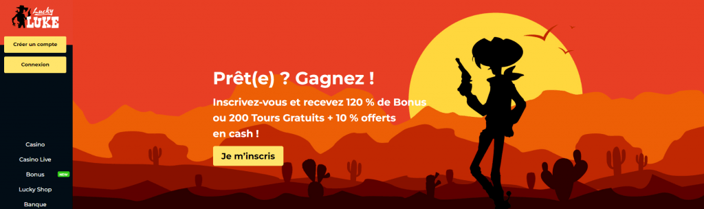 Lucky Luke Casino Bonus