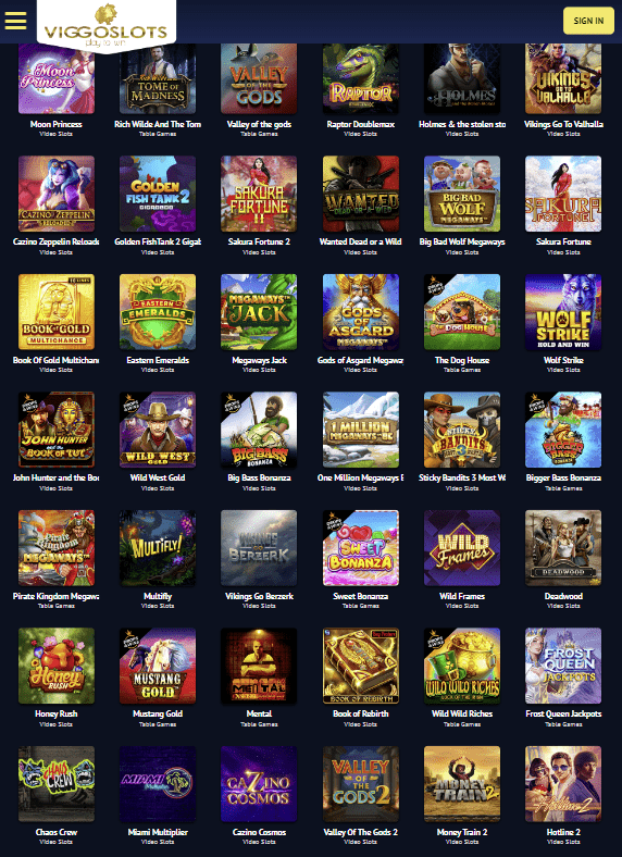 Casino Viggoslots Games