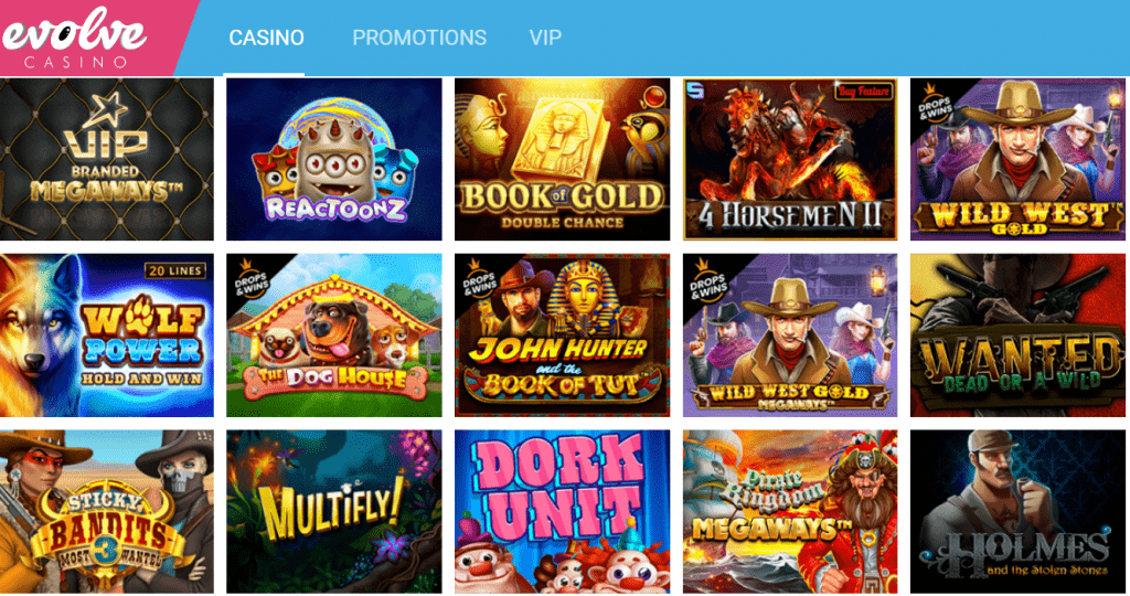 EvolveCasino Games