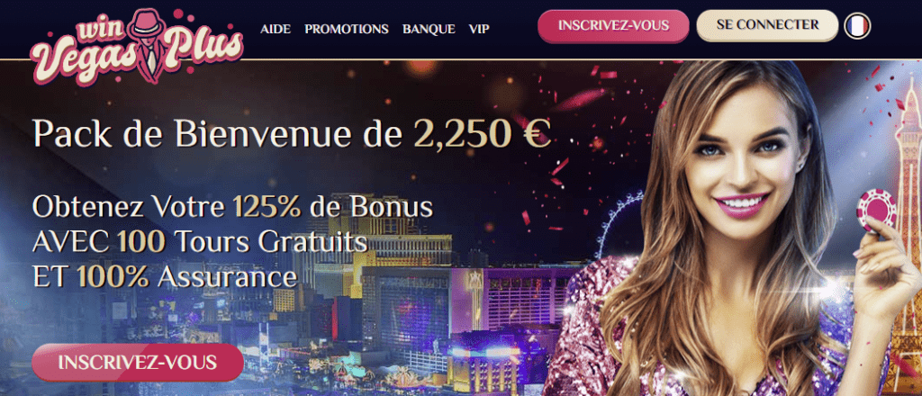 VegasPlus Casino Welcome Bonus