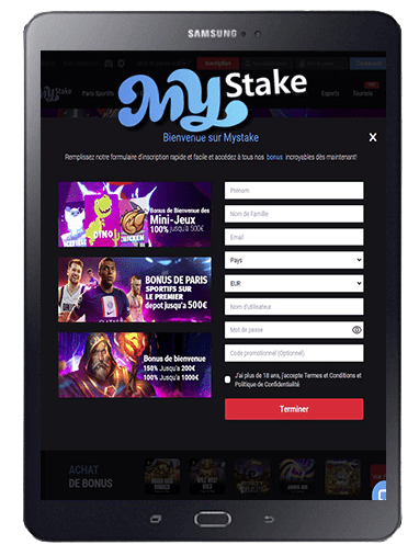 How to Register at MyStake Casino?