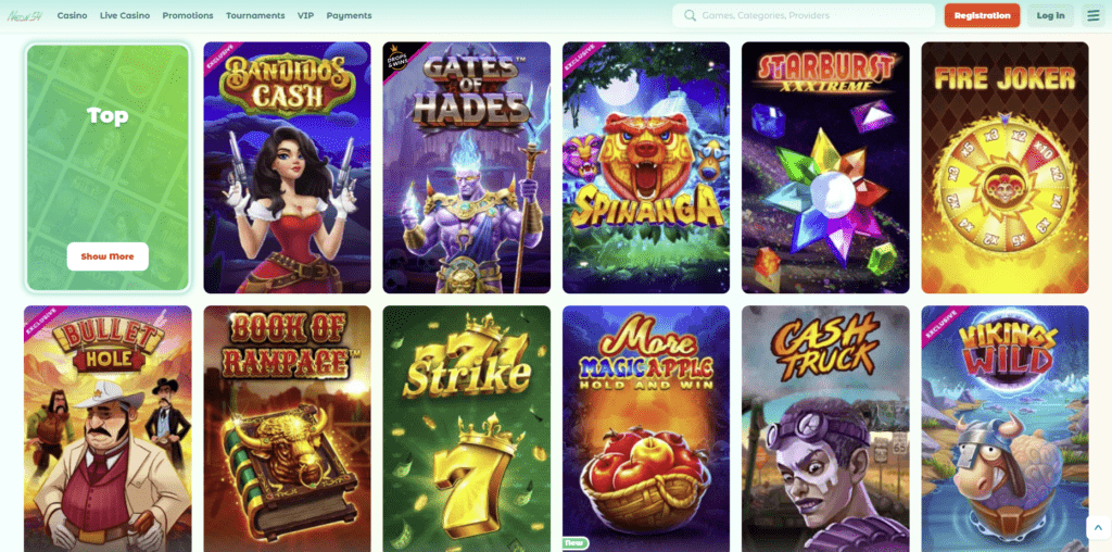 Play The Best Slot Machines At Neon54 Casino