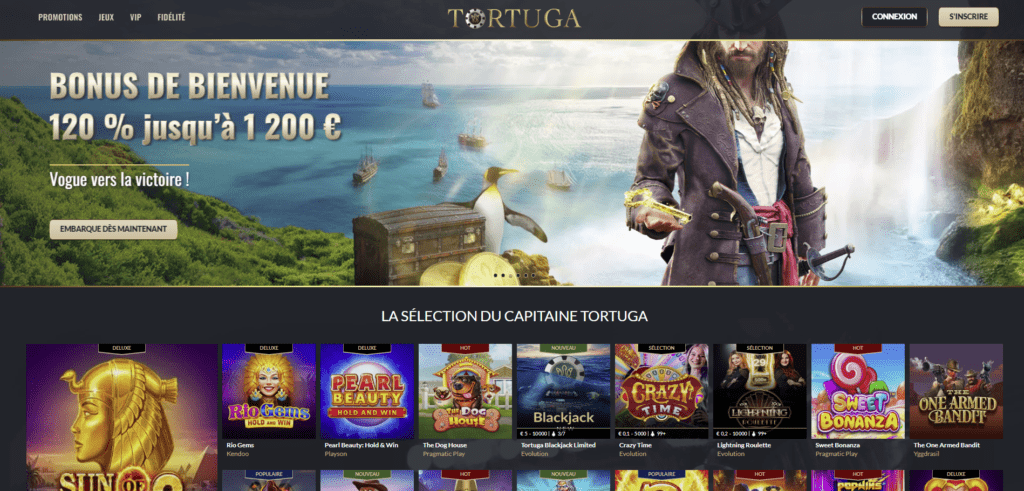 The Tortuga Casino Welcome Bonus