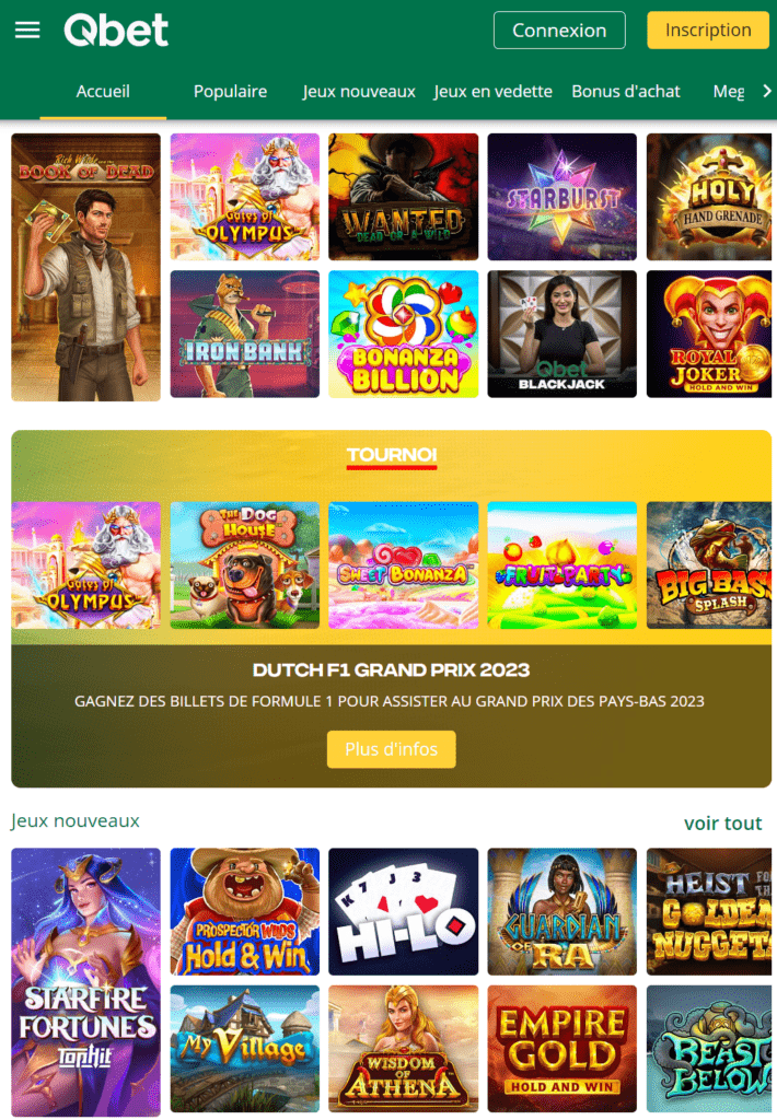 QBet Casino Games