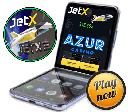 Play the JetX game at Azure Casino