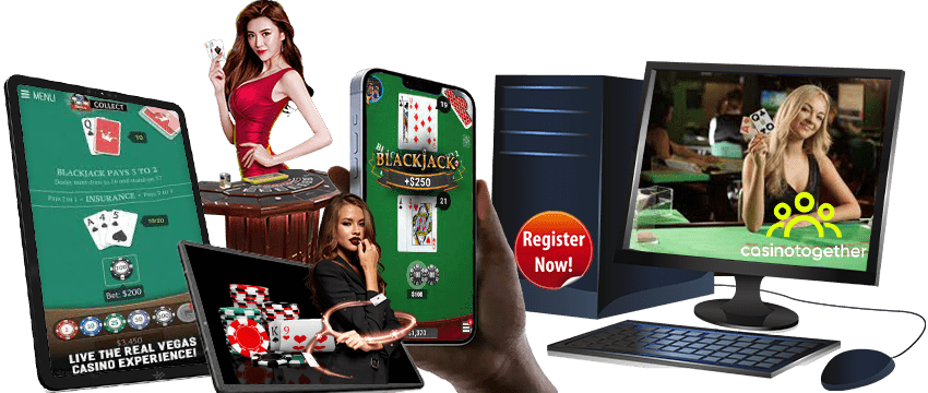 Play Blackjack on mobile devices at casinotogether