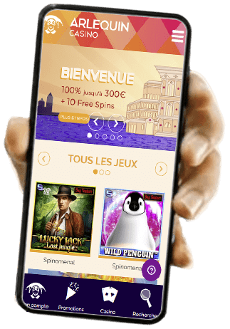 Arlerquin Casino sur Mobile