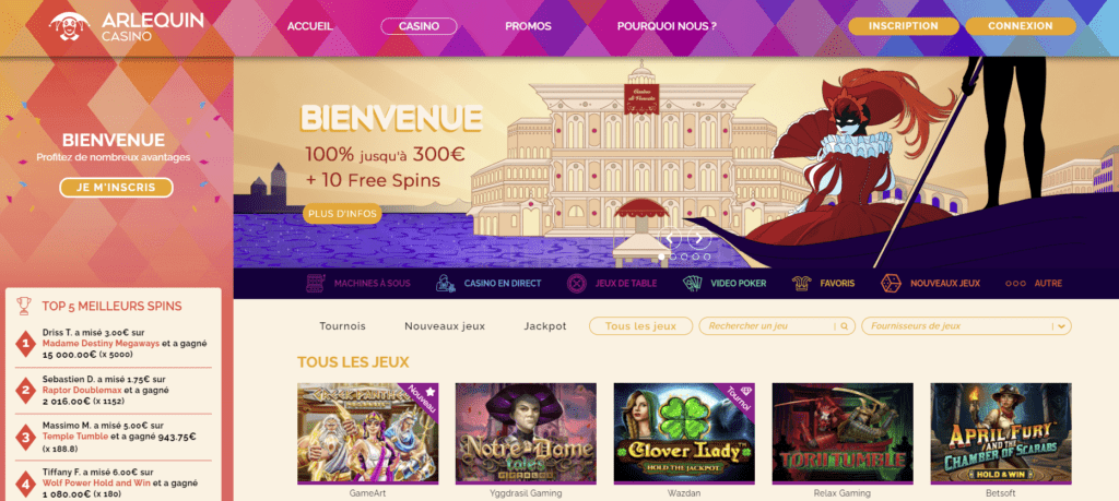 The Exclusive Arlequin Casino Review