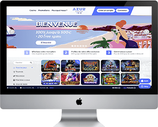 Azure Casino Front Page