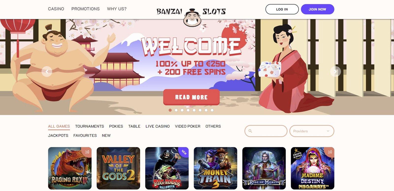The Banzai Slots Review