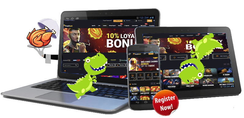 FreshBet Casino mobile gaming