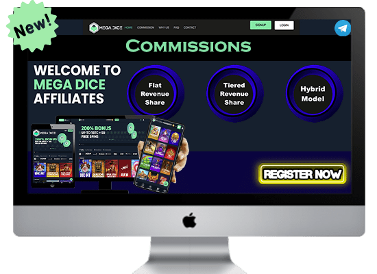 Mega Dice Casino Affiliate Program