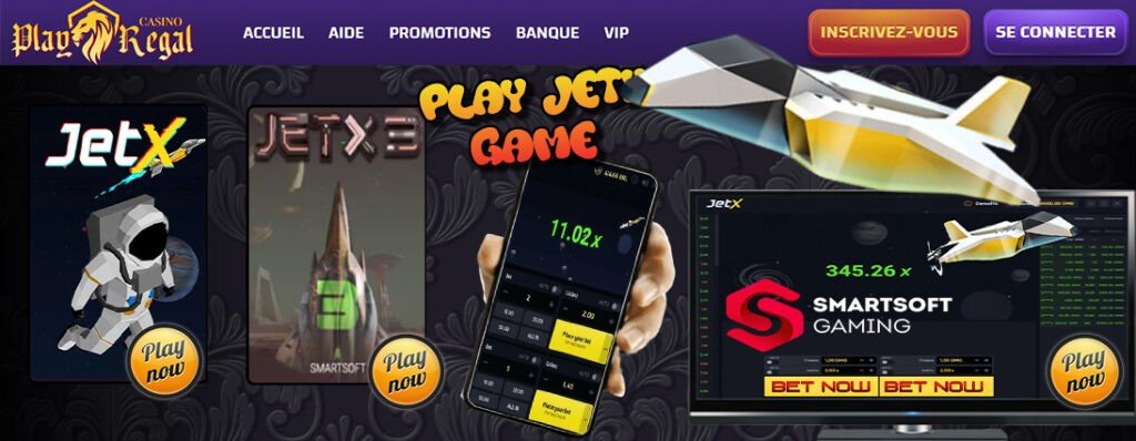 Play JetX & JetX3 At Play Regal Casino
