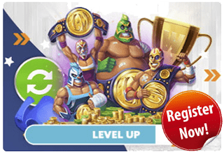 StickyWilds Casino Level Up Rewards System
